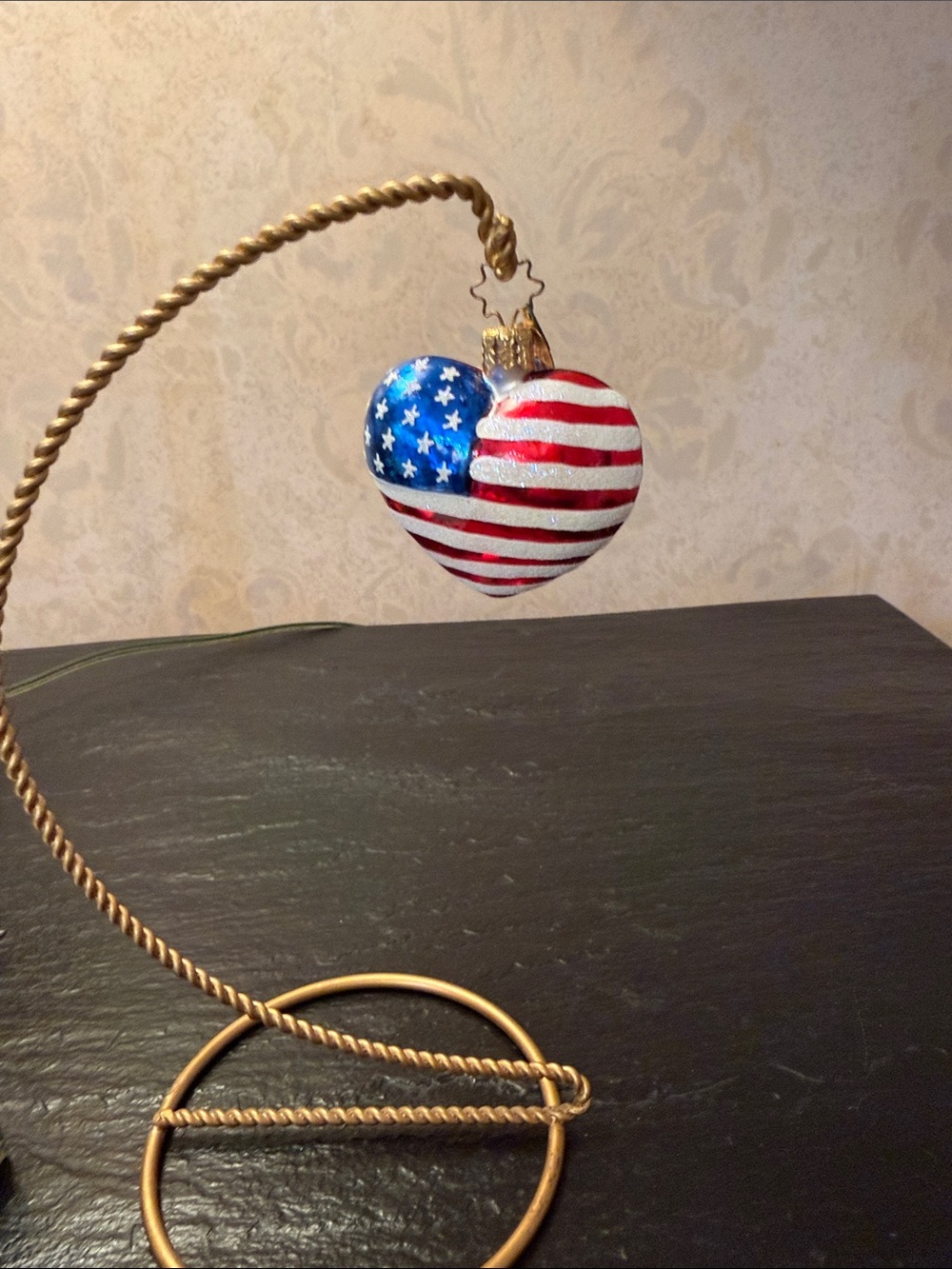 Christopher Radko Little America’s Heart Gem